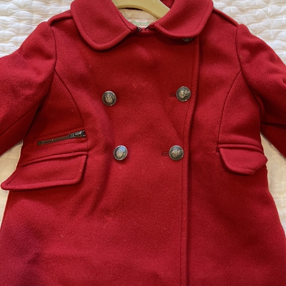 Bonpoint girls red jacket size 4 - www 